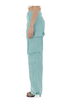 Moschino Jeans Women's Cargo Pants Blue, view 4