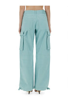 Moschino Jeans Women's Cargo Pants Blue, view 3