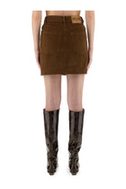 Moschino Jeans Women's Corduroy Skirt Brown, view 3