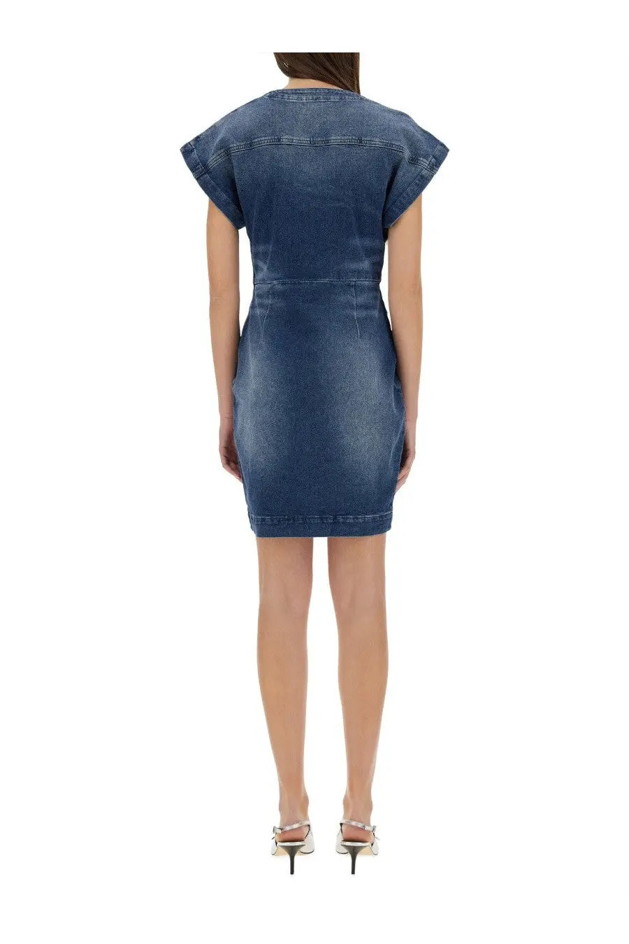 Moschino Jeans Women's Denim Dress Blue, view 3