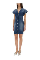 Moschino Jeans Women's Denim Dress Blue, view 4