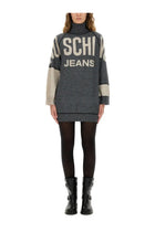 Moschino Jeans Women's Inlaid Dress Grey