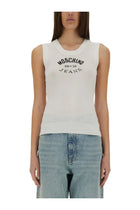 Moschino Jeans Women's Knit Top White