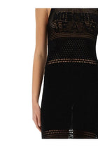 Moschino Jeans Women's Mesh Dress Black, view 4