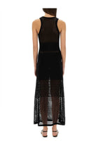 Moschino Jeans Women's Mesh Dress Black, view 3