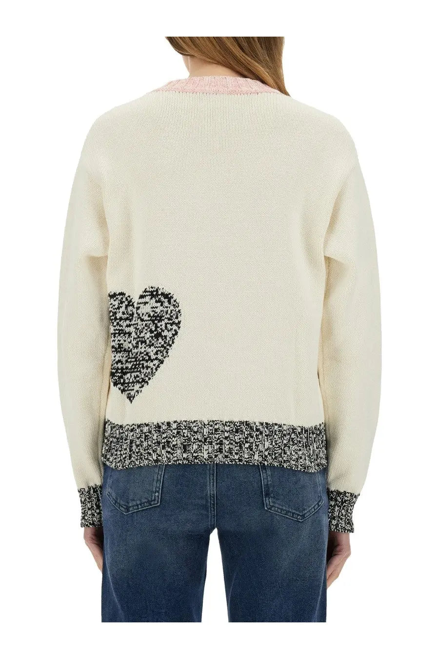 Moschino Jeans Women's Mesh White, view 3