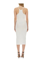 Moschino Jeans Women's Ribbed Dress White, view 3