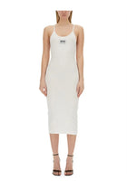 Moschino Jeans Women's Ribbed Dress White
