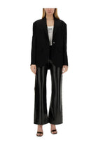 Moschino Jeans Women's Single Breasted Jacket Black, view 2