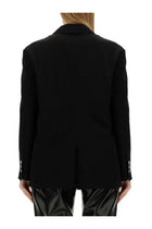 Moschino Jeans Women's Single Breasted Jacket Black, view 3