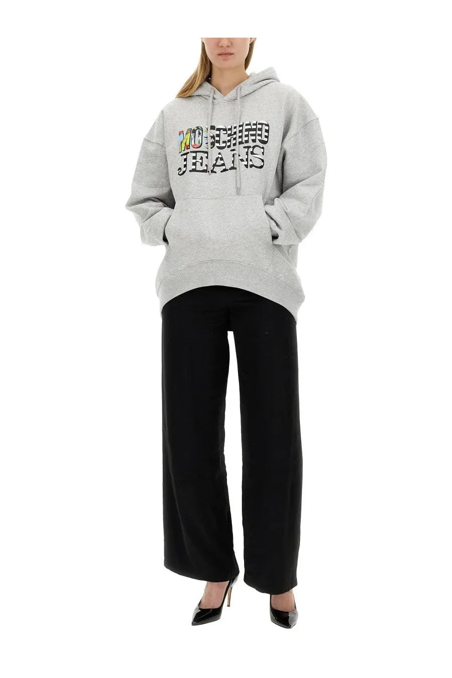 Moschino Jeans Women's Sweatshirt Grey, view 2