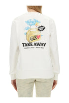 Moschino Jeans Women's Sweatshirt White, view 3