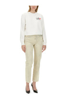 Moschino Jeans Women's Sweatshirt White, view 2