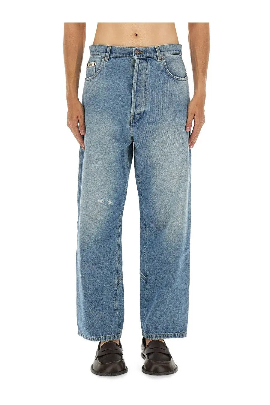 Moschino Men's Cotton Denim Jeans Blue