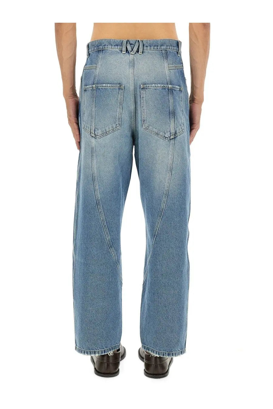 Moschino Men's Cotton Denim Jeans Blue, view 3