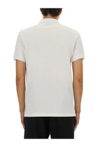 Moschino Men's Cotton Pique Polo White, view 3