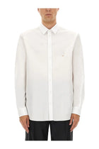 Moschino Men's Cotton Poplin Shirt White