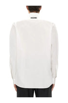 Moschino Men's Cotton Poplin Shirt White, view 3
