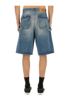 Moschino Men's Denim Shorts Blue, view 3