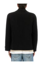 Moschino Men's Double Breasted Jacket Black, view 3
