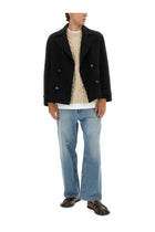 Moschino Men's Double Breasted Jacket Black, view 2