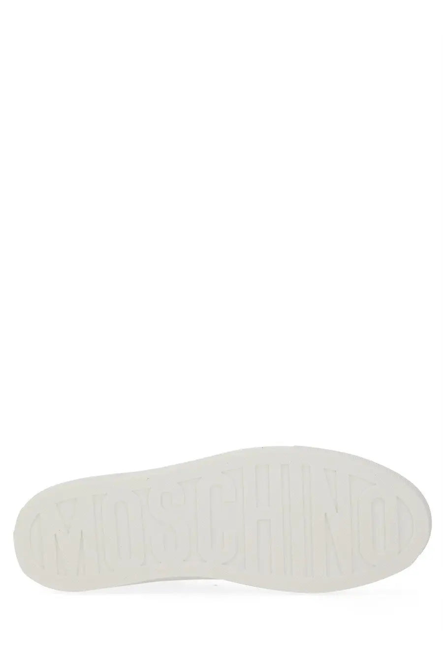 Moschino Men's Leather Sneaker White, view 3