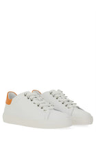 Moschino Men's Leather Sneaker White, view 2