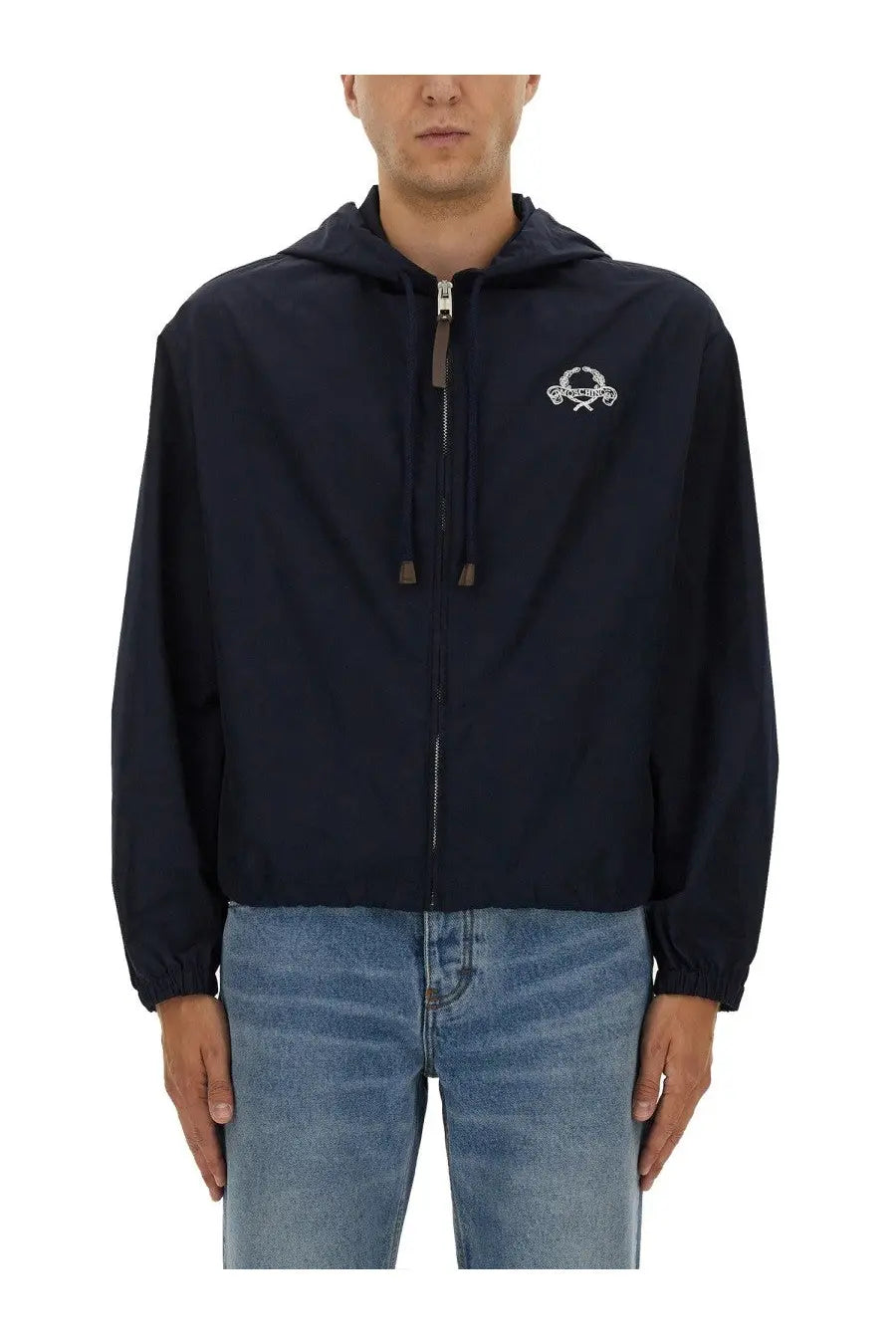 Moschino Men's Nylon Jacket Blue