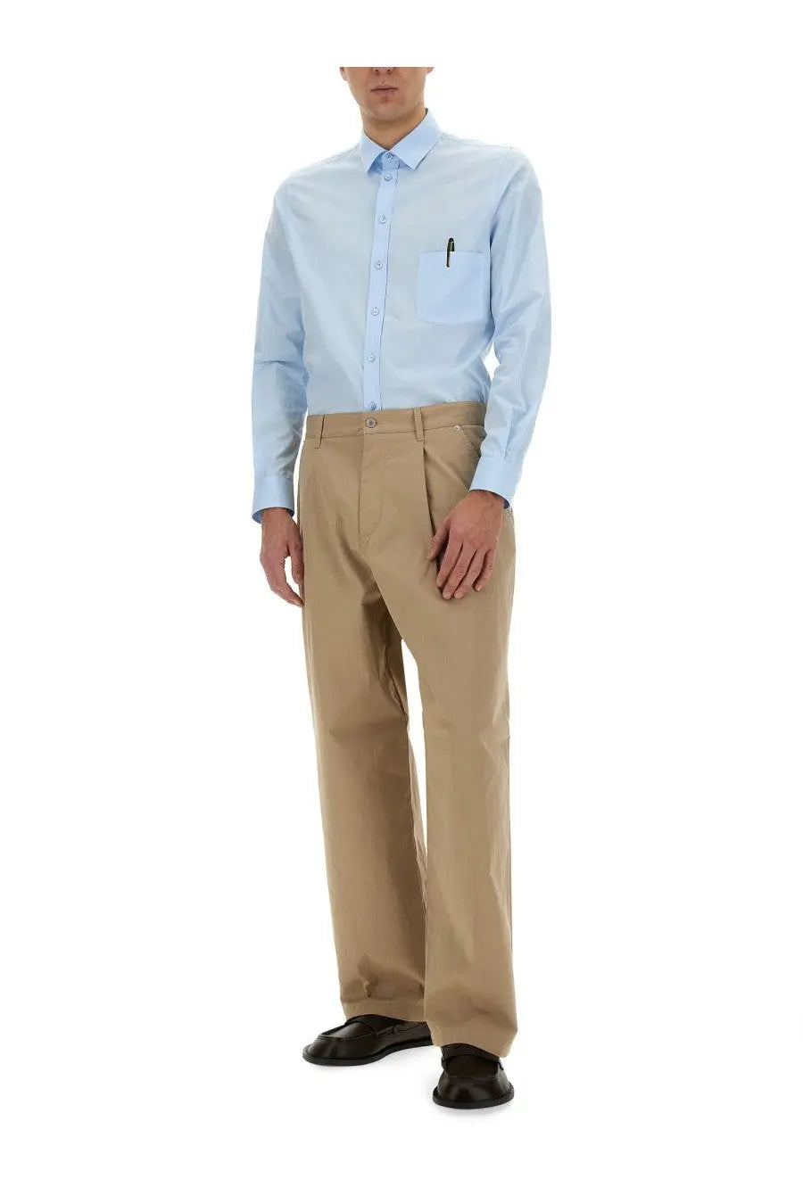 Moschino Men's Office Inspiration Shirt Blue, view 2