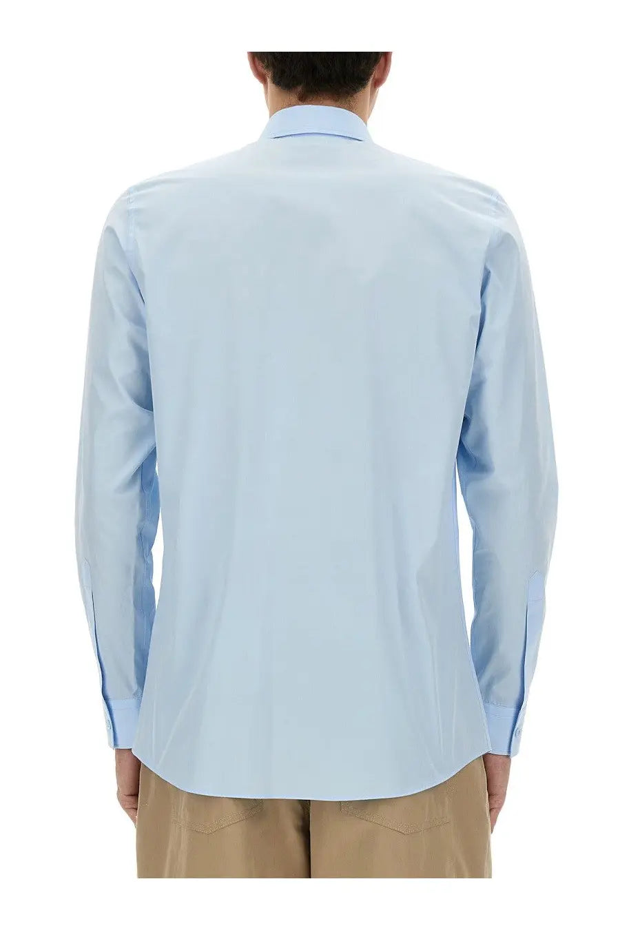 Moschino Men's Office Inspiration Shirt Blue, view 3
