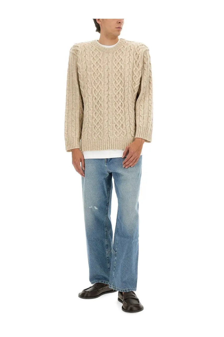 Moschino Men's Pullover White, view 2