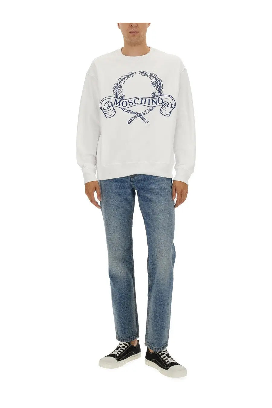 Moschino Men's Sweatshirt White, view 2