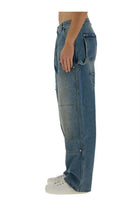 Moschino Men's Wide Leg Jeans Blue, view 4