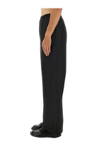 Moschino Men's Wool Canvas Pants Black, view 3