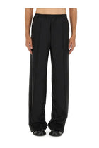 Moschino Men's Wool Canvas Pants Black