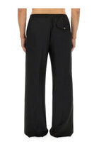Moschino Men's Wool Canvas Pants Black, view 4