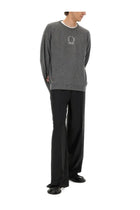 Moschino Men's Wool and Cashmere Pullover Grey, view 2