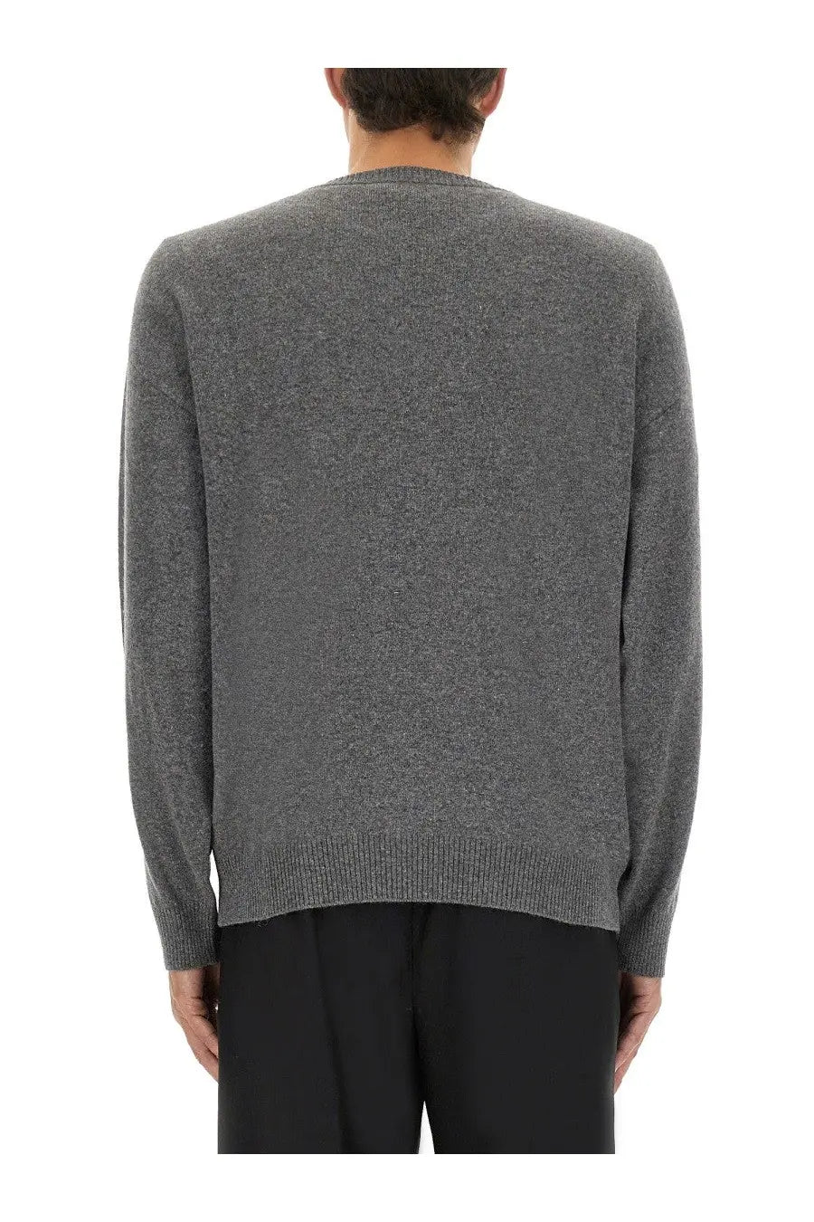 Moschino Men's Wool and Cashmere Pullover Grey, view 3