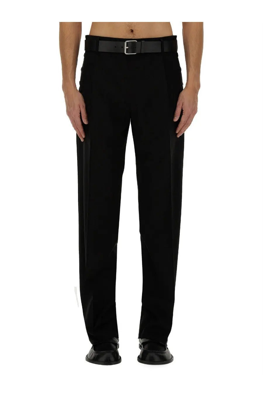 Moschino Men's Wool Pants Black