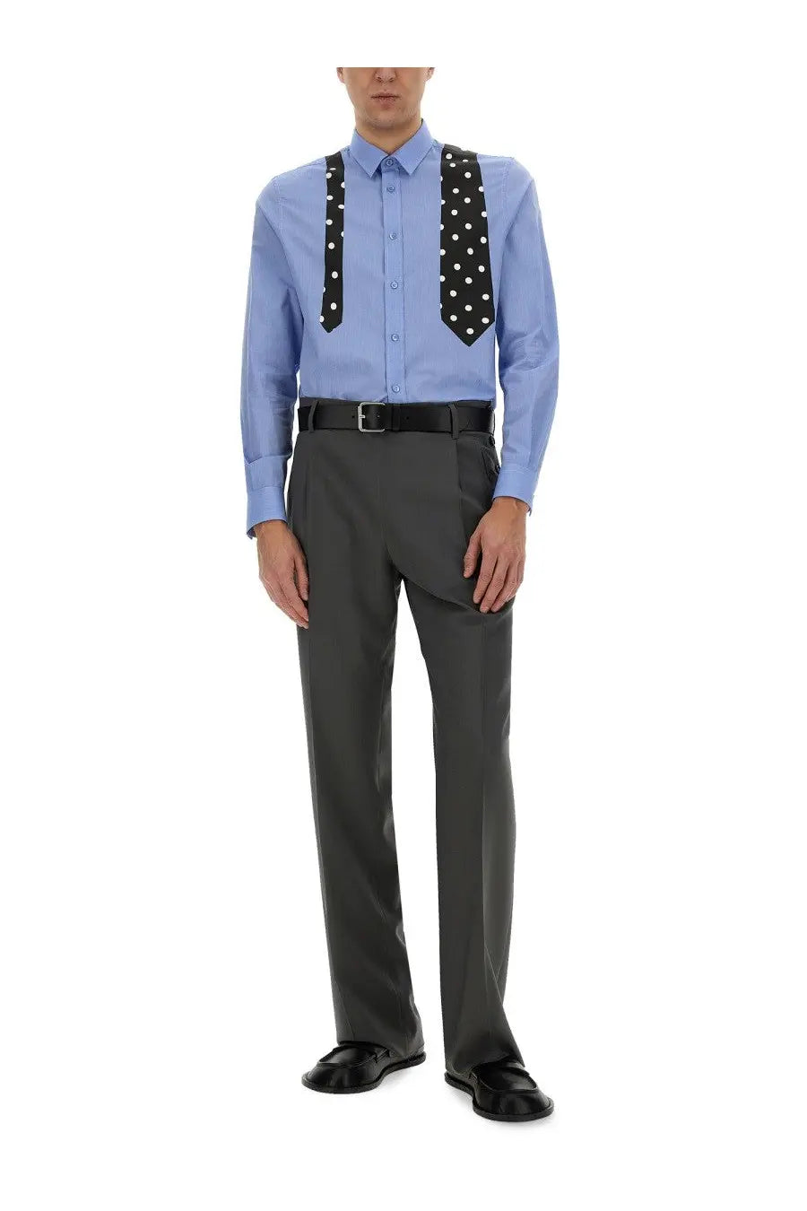 Moschino Men's Wool Pants Grey, view 2