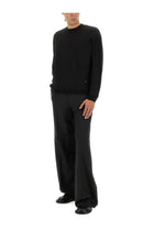 Moschino Men's Wool and Silk Pullover Black, view 2