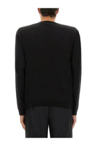 Moschino Men's Wool and Silk Pullover Black, view 3