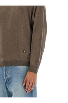 Moschino Men's Wool and Silk Pullover Brown, view 4
