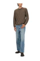 Moschino Men's Wool and Silk Pullover Brown, view 2
