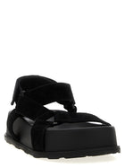 Moschino Suede Sandals Black, view 2
