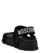 Moschino Suede Sandals Black, view 3