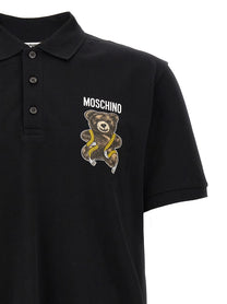 Moschino Moschino Teddy Bear Polo Shirt Black