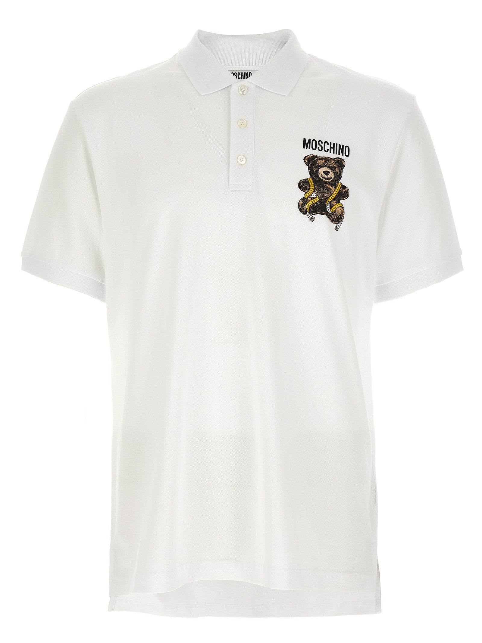 Moschino Moschino Teddy Bear Polo Shirt White