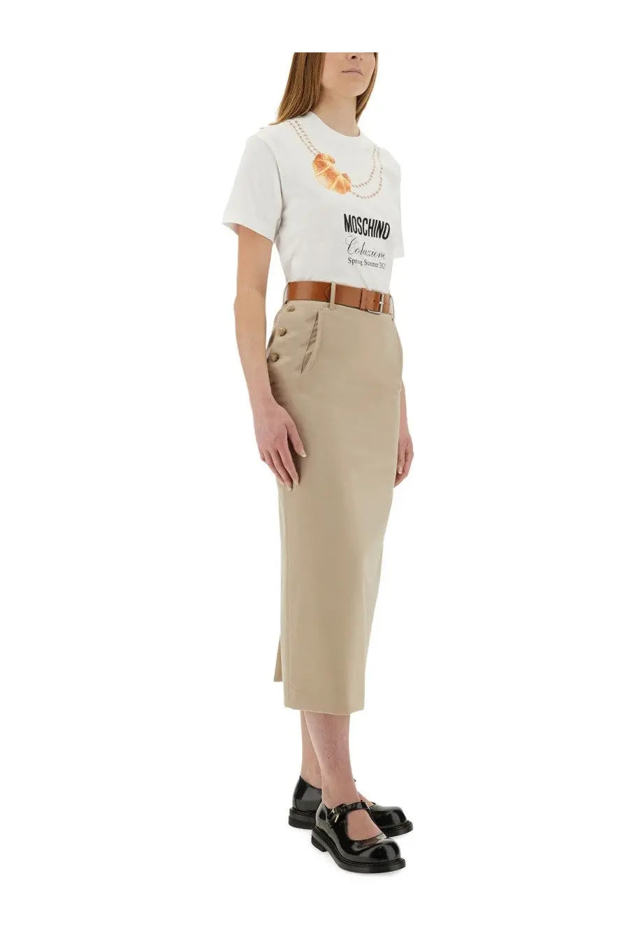 Moschino Women's Breakfast Shirt White, view 2