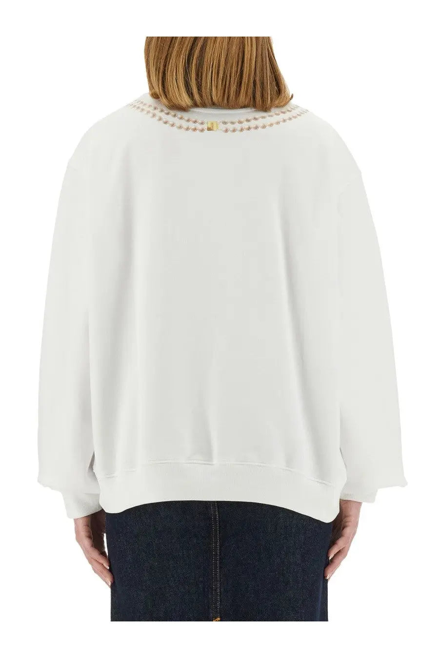 Moschino Women's Breakfast Sweatshirt White, view 4